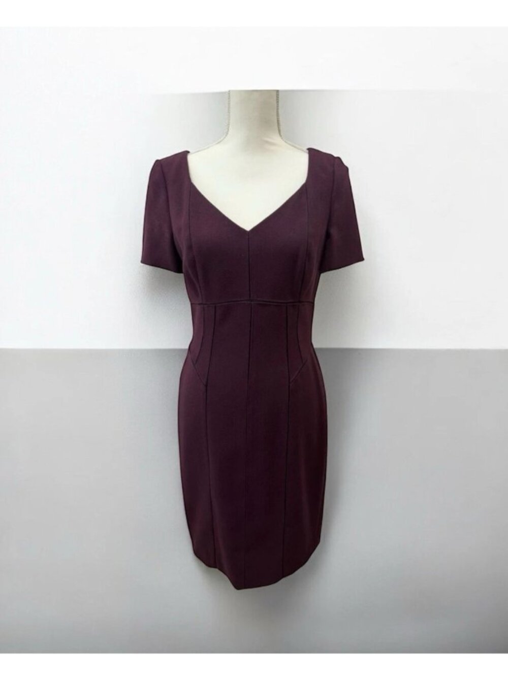KAY UNGER Deep Purple Cocktail Dress Size 8 NEW New with tags